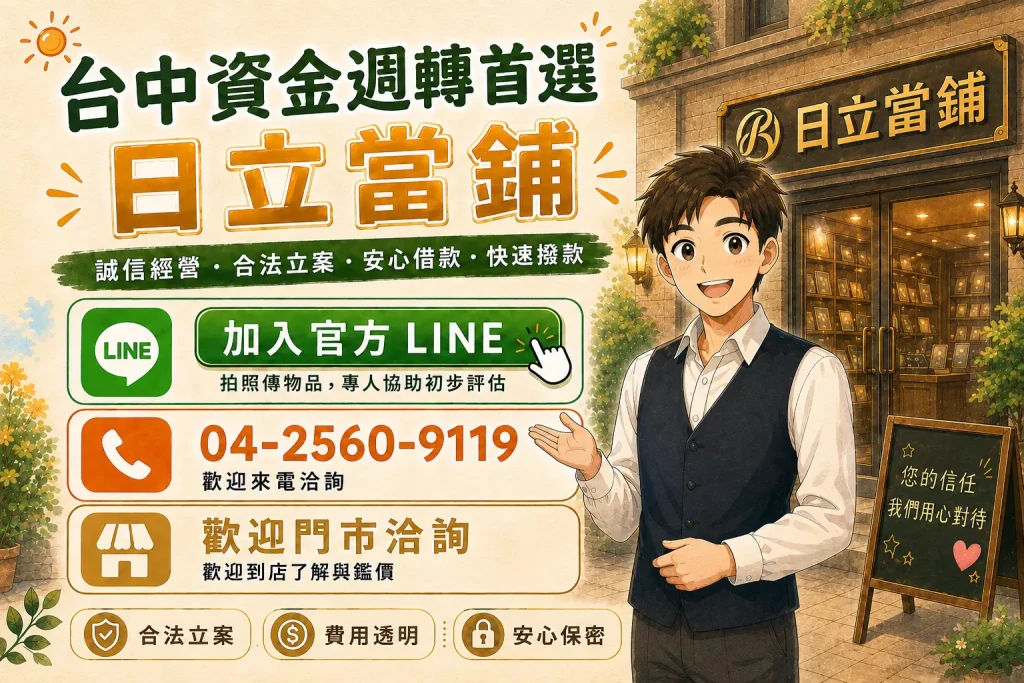 日立當舖 聯絡資訊