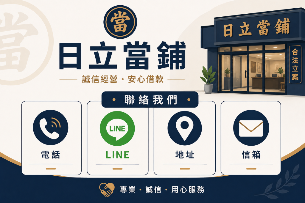 日立當鋪聯絡方式
