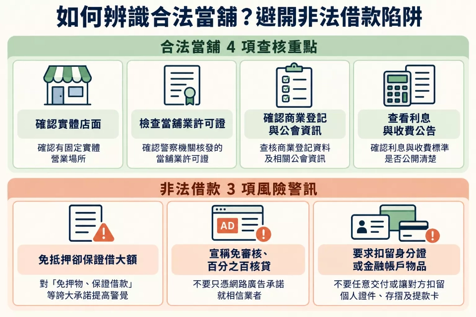 如何分辨合法當舖