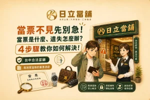 當票遺失不要著急