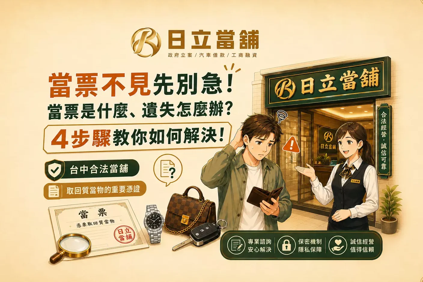 當票遺失不要著急